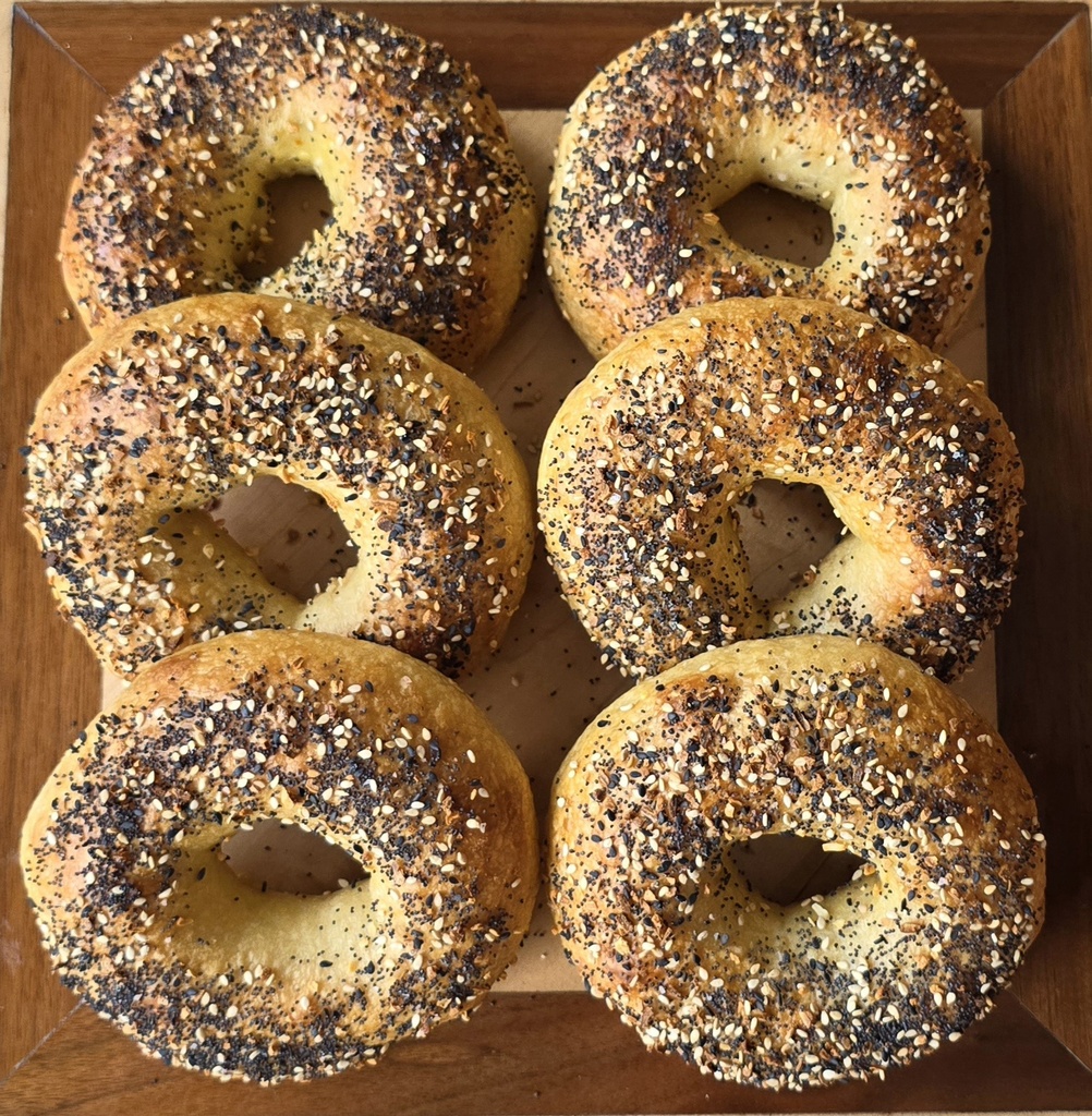 6pk Everything Sourdough Bagels