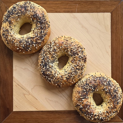 3pk Everything Sourdough Bagels